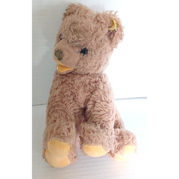 Vintage German STEIFF Soft Furry Teddy Bear Germany Buttom Plush Stuffed - Picture 10 of 12